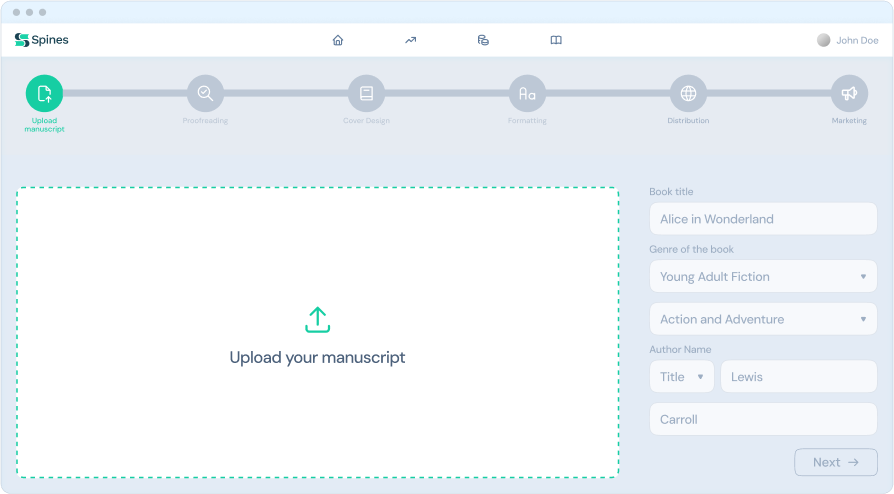 Upload Your Manuscript With A Few Clicks
